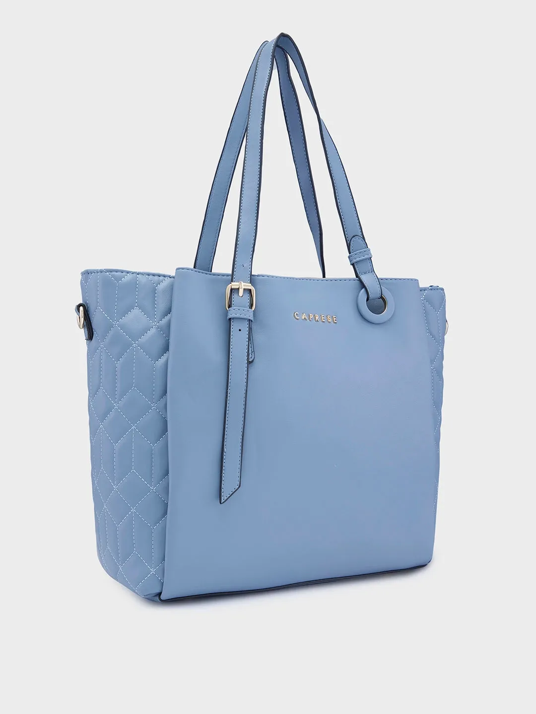 Caprese Sabrina Large Powder Blue Tote Bag