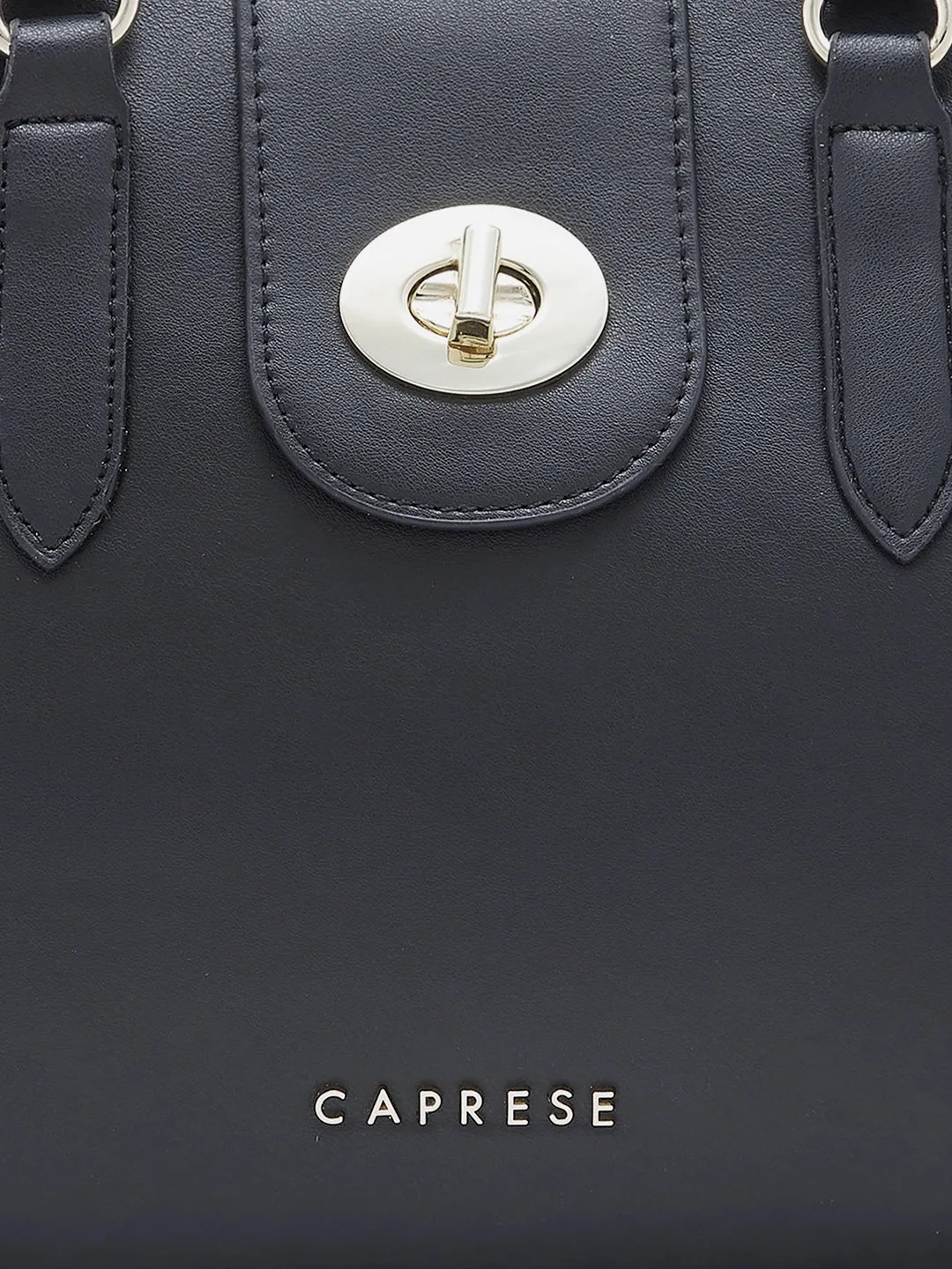 Caprese Sabrina Medium Black Satchel Bag