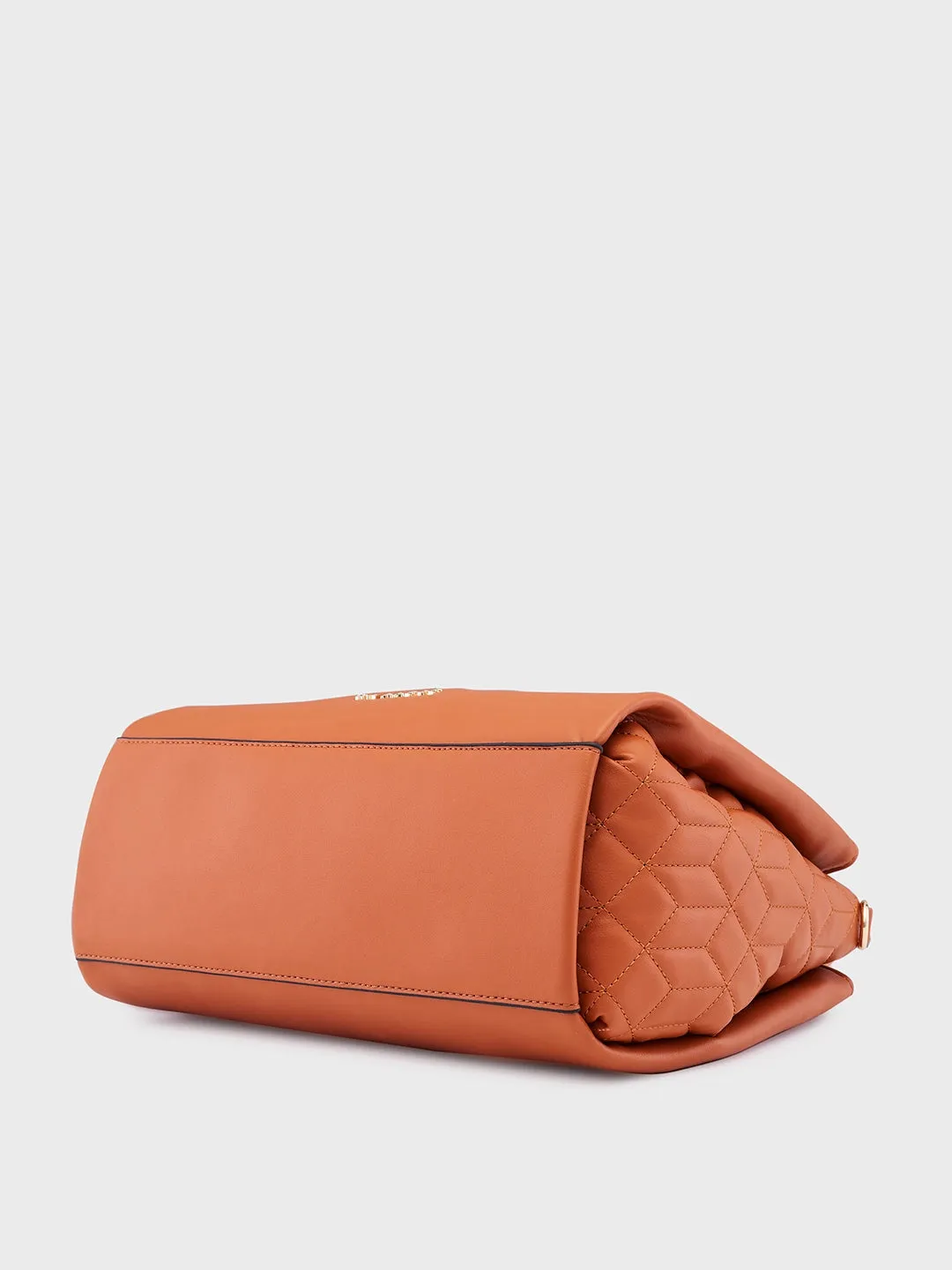 Caprese Sabrina Medium Tan Satchel Bag