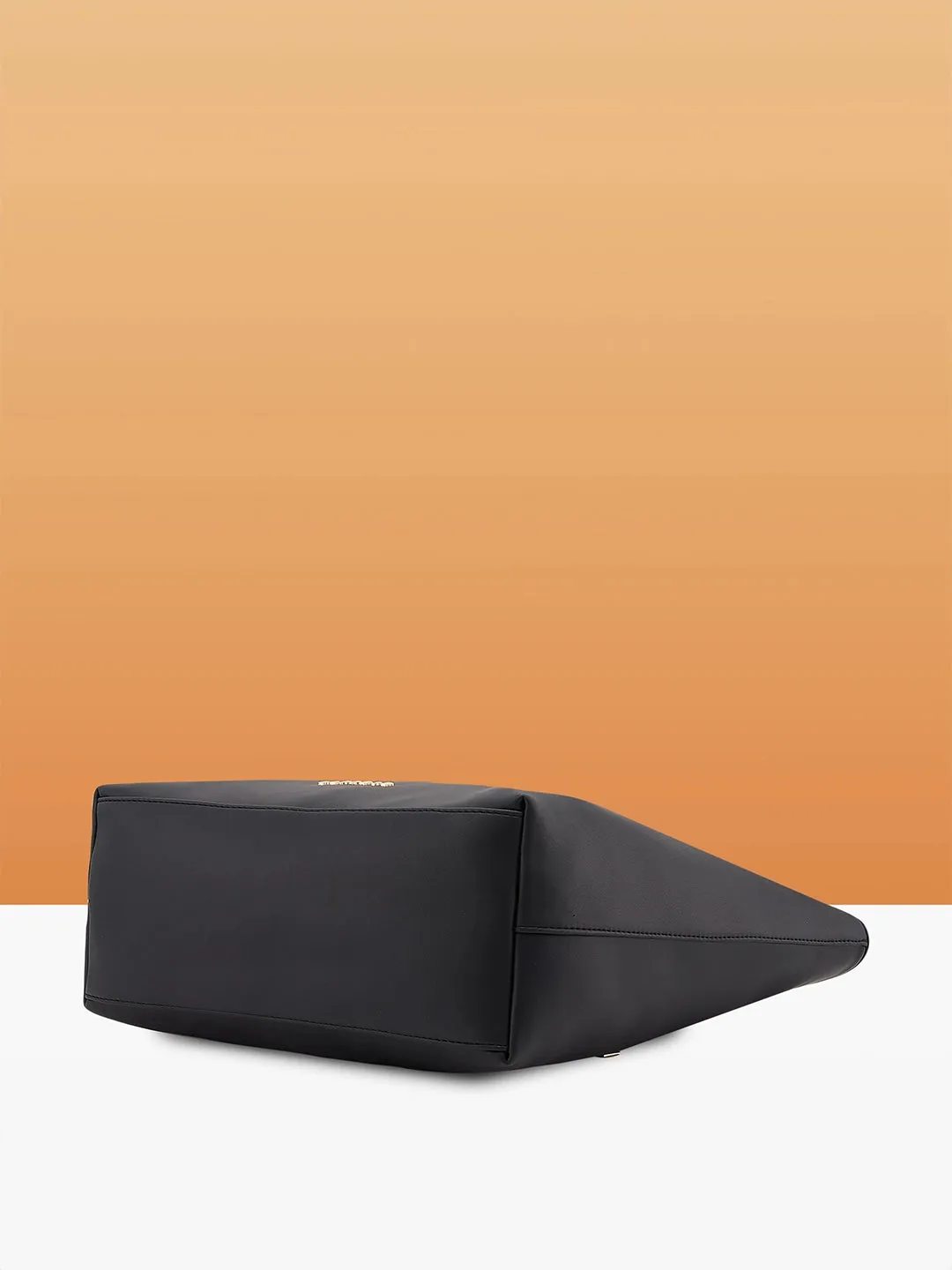 Caprese Salvo Medium Black Tote Bag
