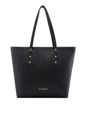 Caprese Salvo Medium Black Tote Bag