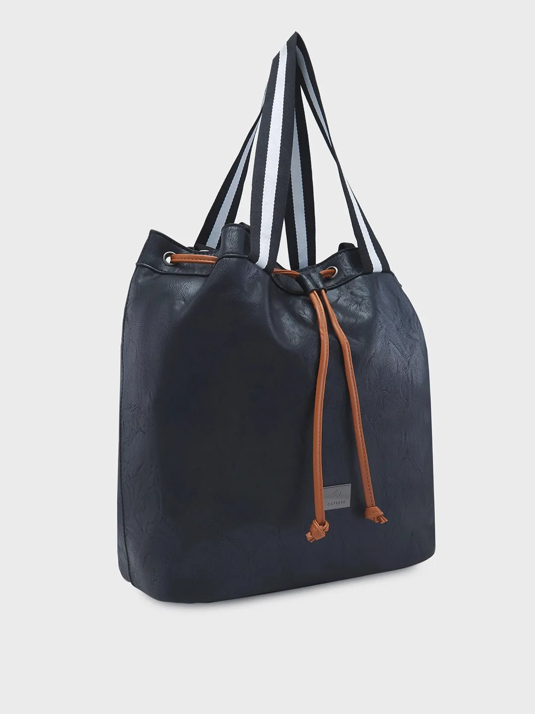 Caprese Sandie Large Black Satchel Bag