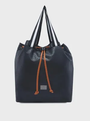 Caprese Sandie Large Black Satchel Bag