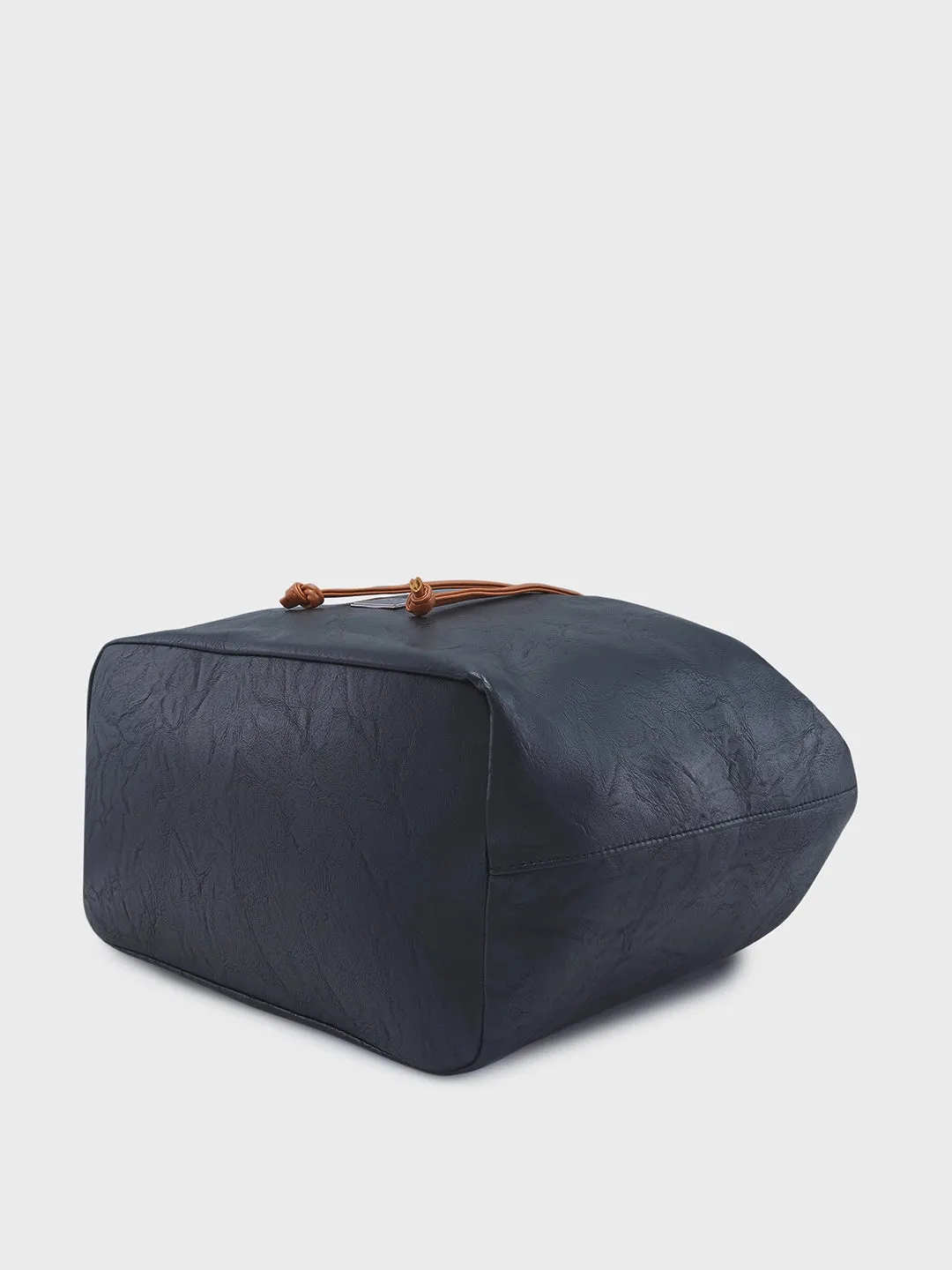 Caprese Sandie Large Black Satchel Bag