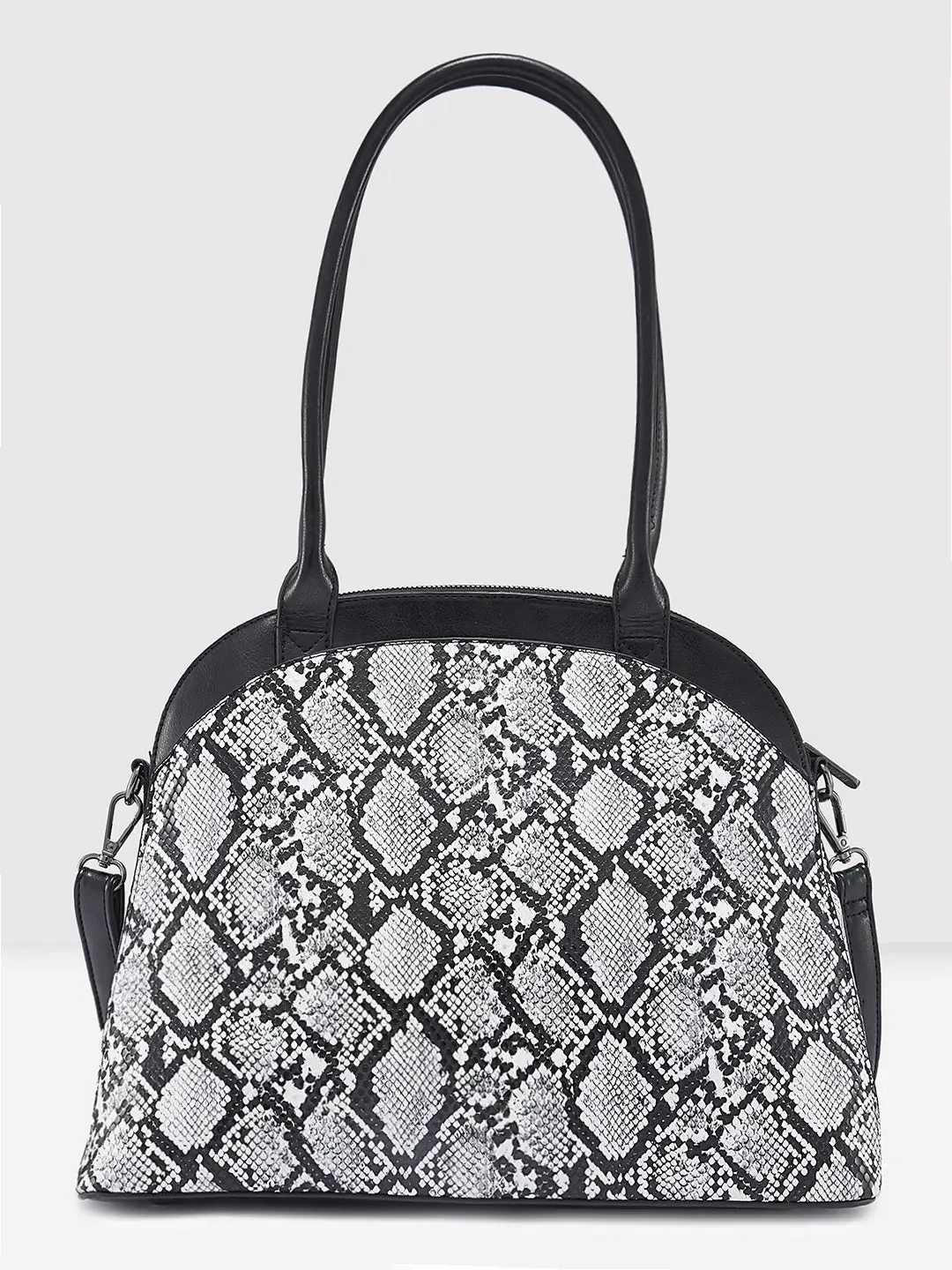 Caprese Saylor Large Black Satchel Bag