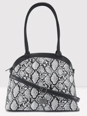 Caprese Saylor Large Black Satchel Bag