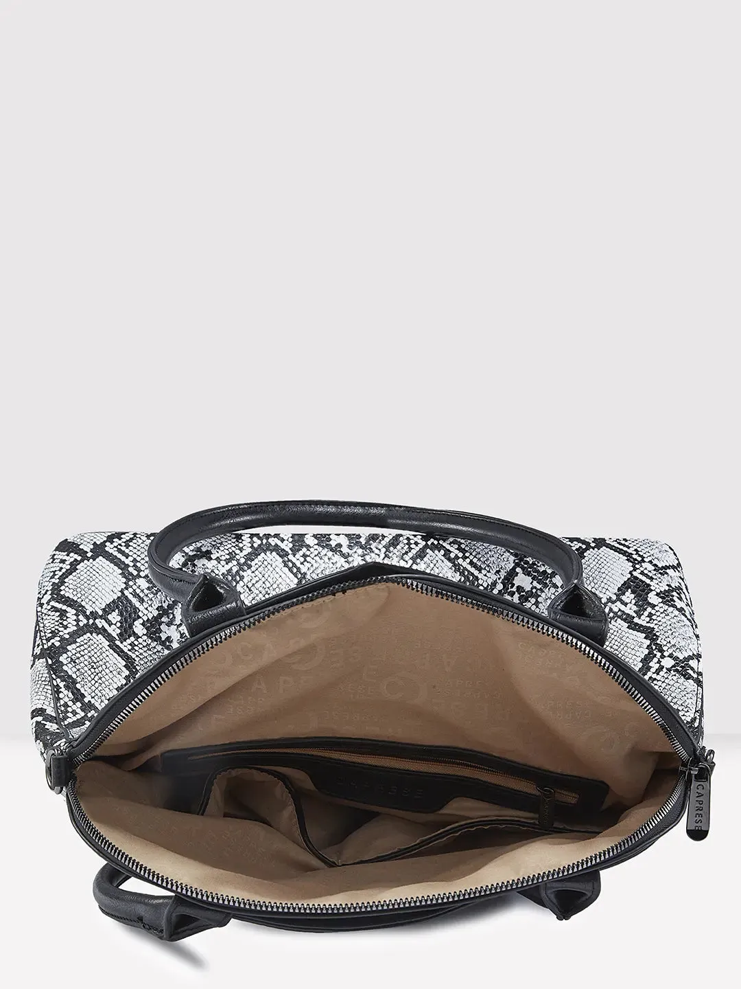Caprese Saylor Large Black Satchel Bag