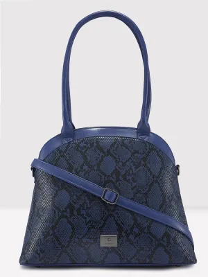 Caprese Saylor Large Blue Satchel Bag