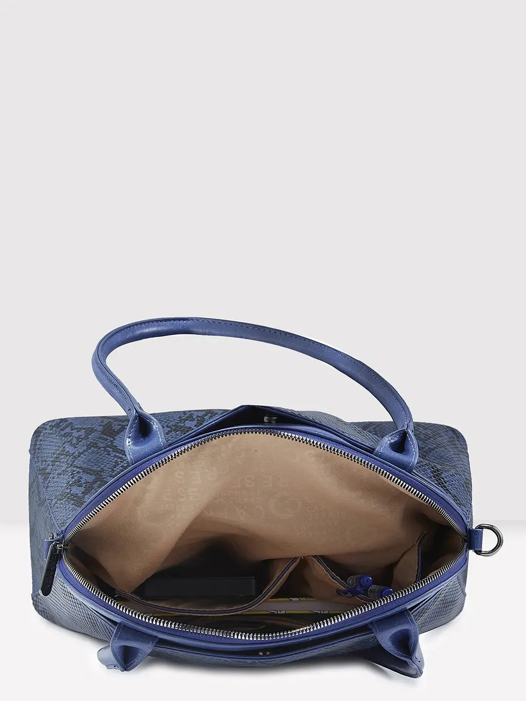 Caprese Saylor Large Blue Satchel Bag
