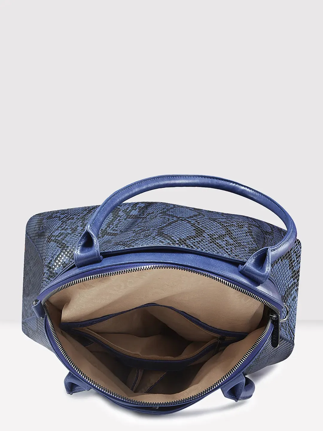 Caprese Saylor Large Blue Satchel Bag