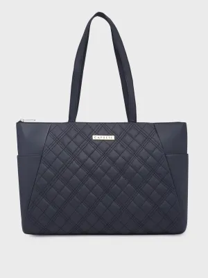 Caprese Sheena Large Black Tote Bag