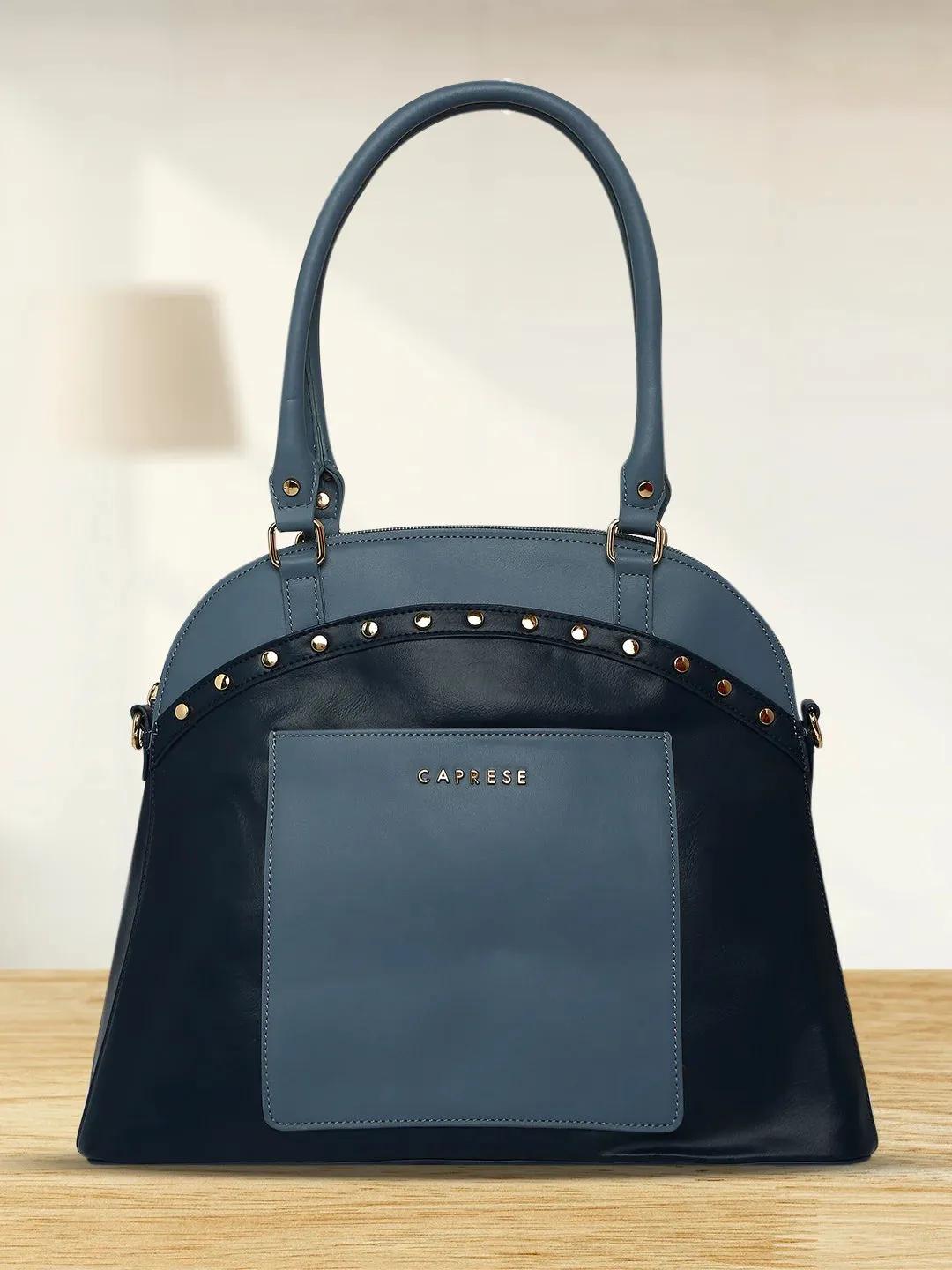 Caprese Shelby Large Powder Blue Satchel Bag