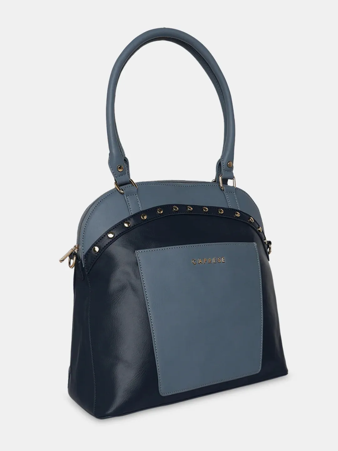 Caprese Shelby Large Powder Blue Satchel Bag