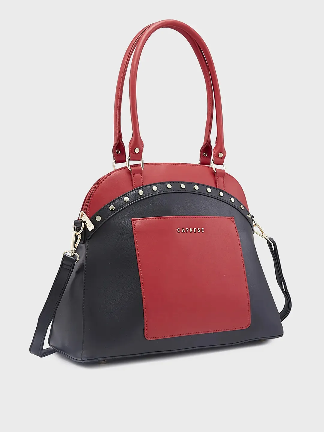 Caprese Shelby Large Red Satchel Bag