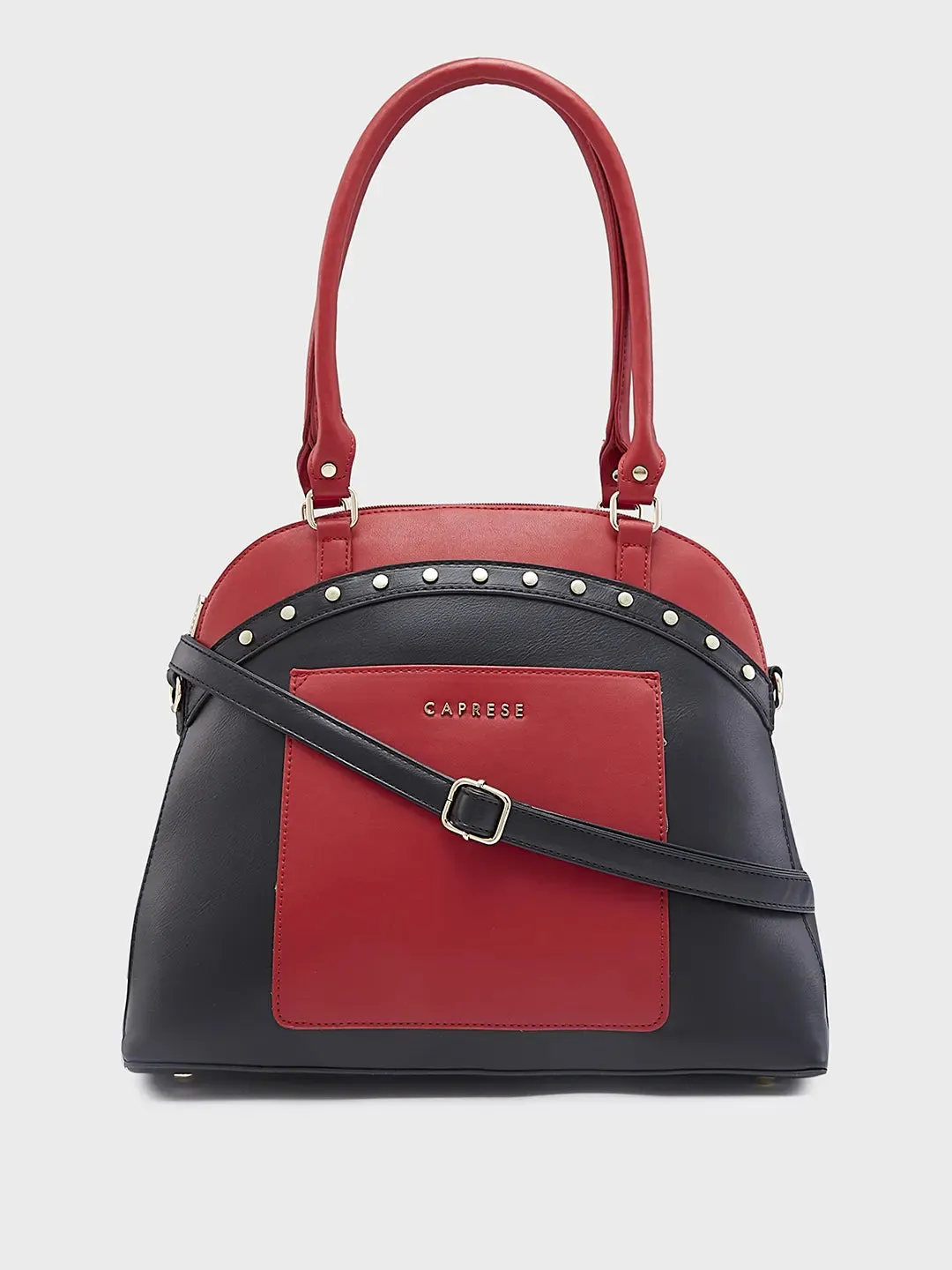 Caprese Shelby Large Red Satchel Bag