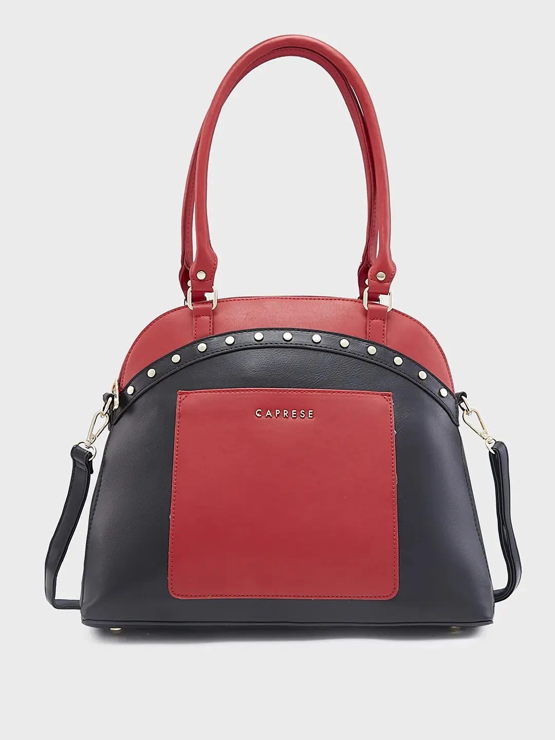 Caprese Shelby Large Red Satchel Bag