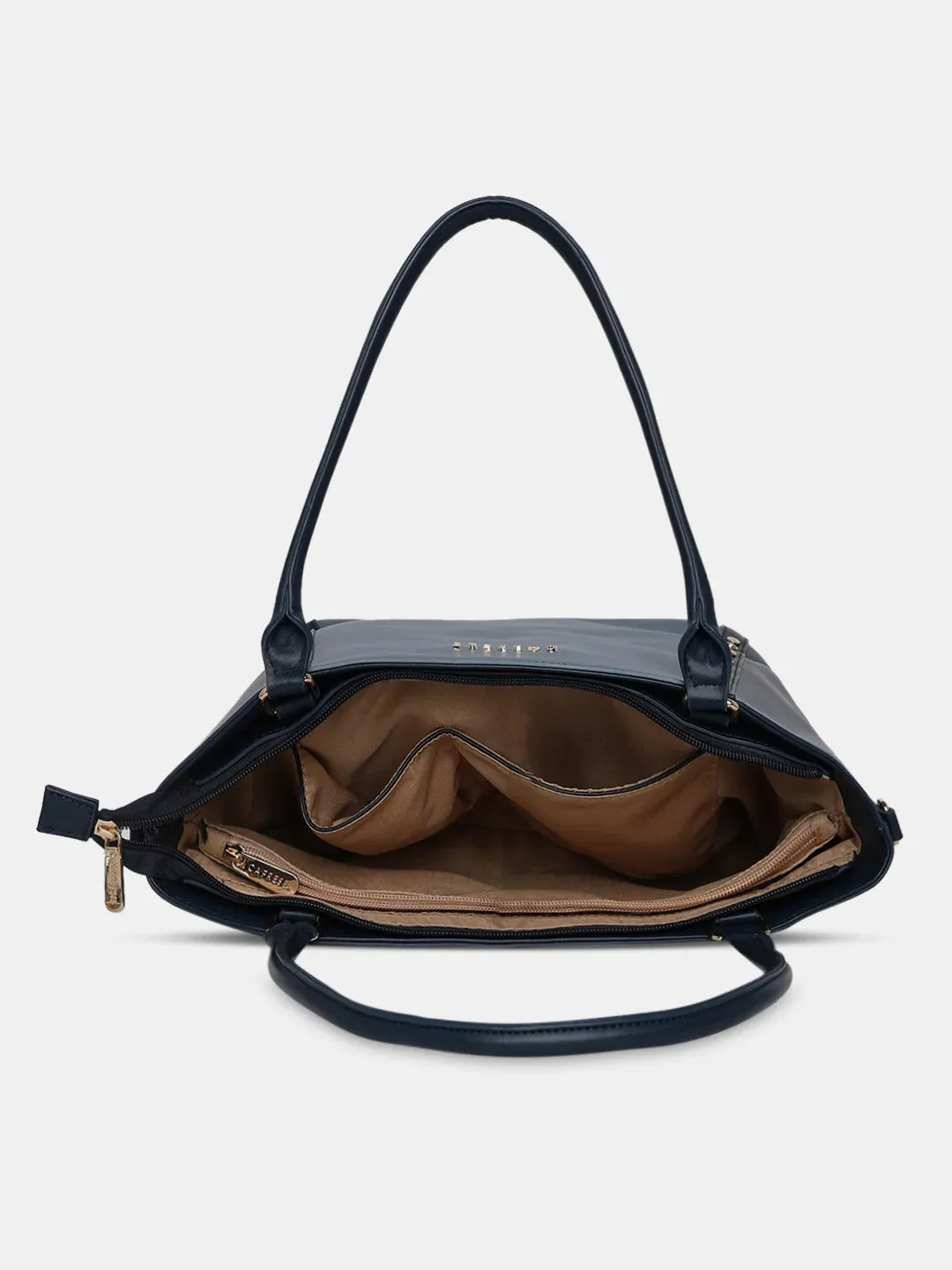 Caprese Shelby Medium Powder Blue Satchel Bag