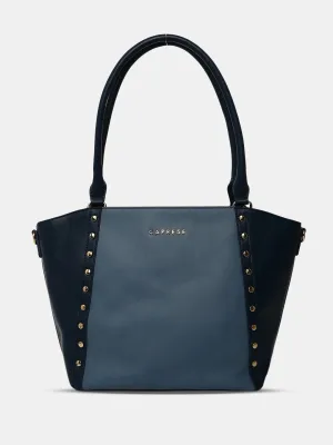 Caprese Shelby Medium Powder Blue Satchel Bag