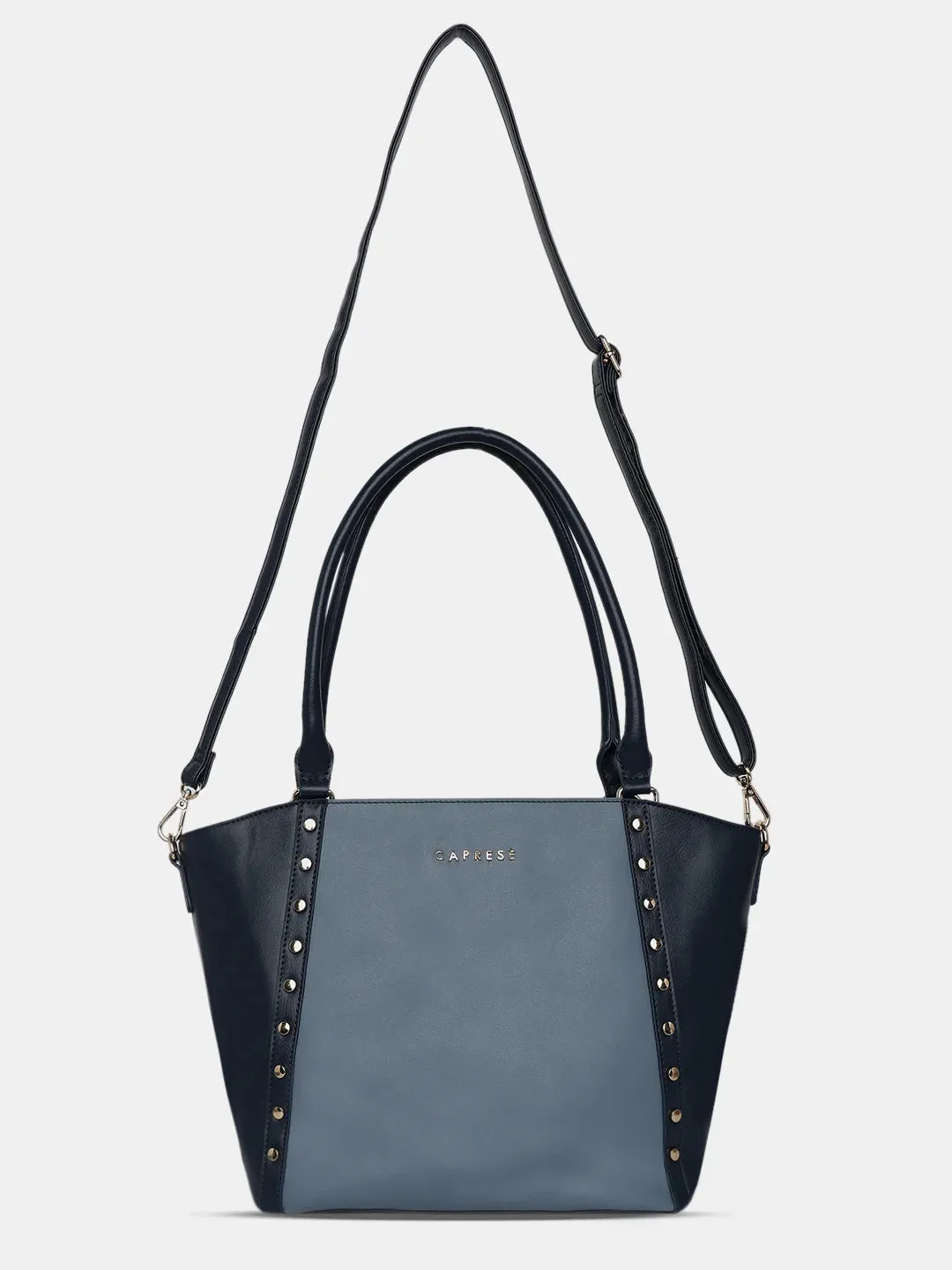 Caprese Shelby Medium Powder Blue Satchel Bag
