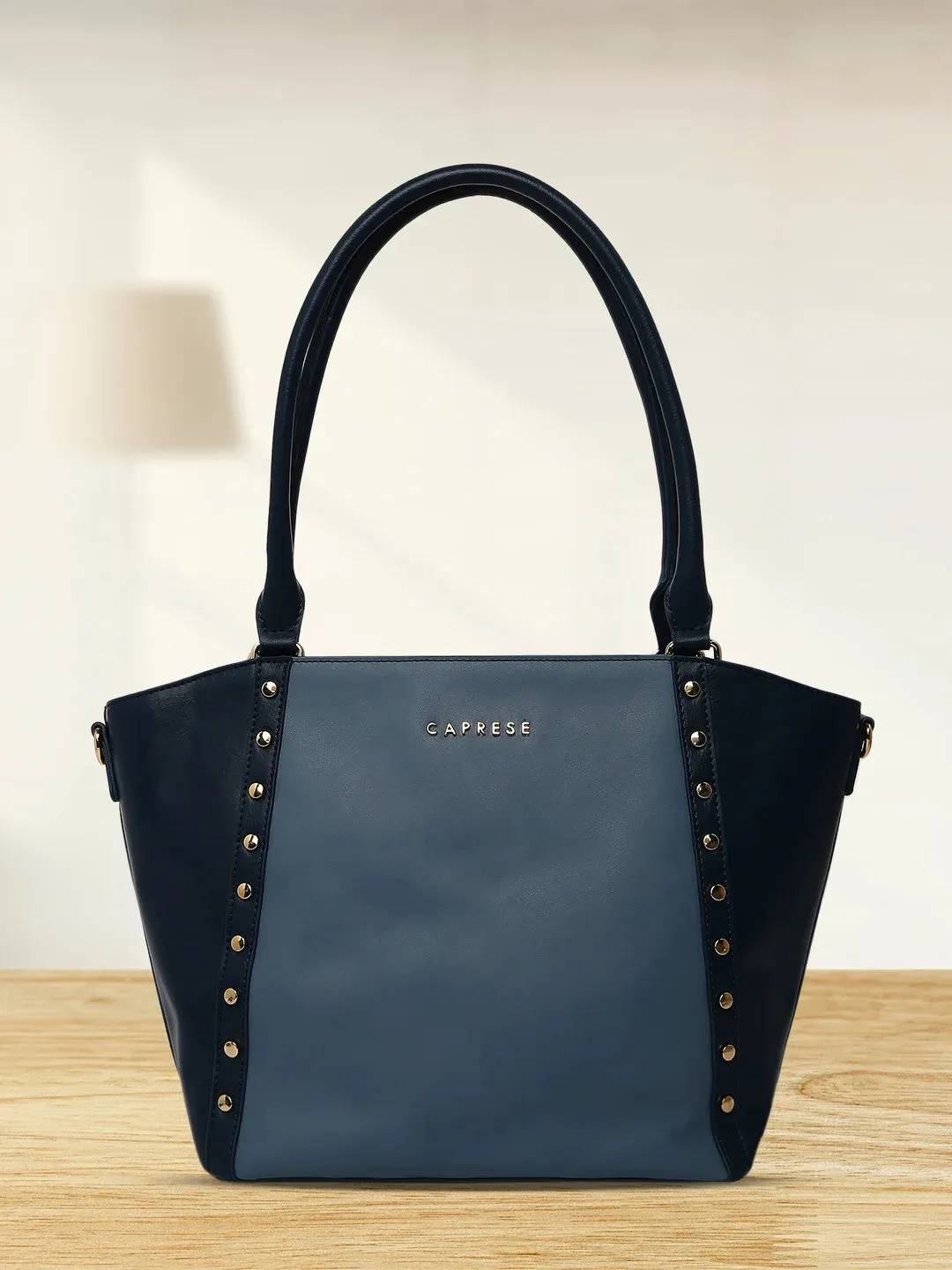 Caprese Shelby Medium Powder Blue Satchel Bag