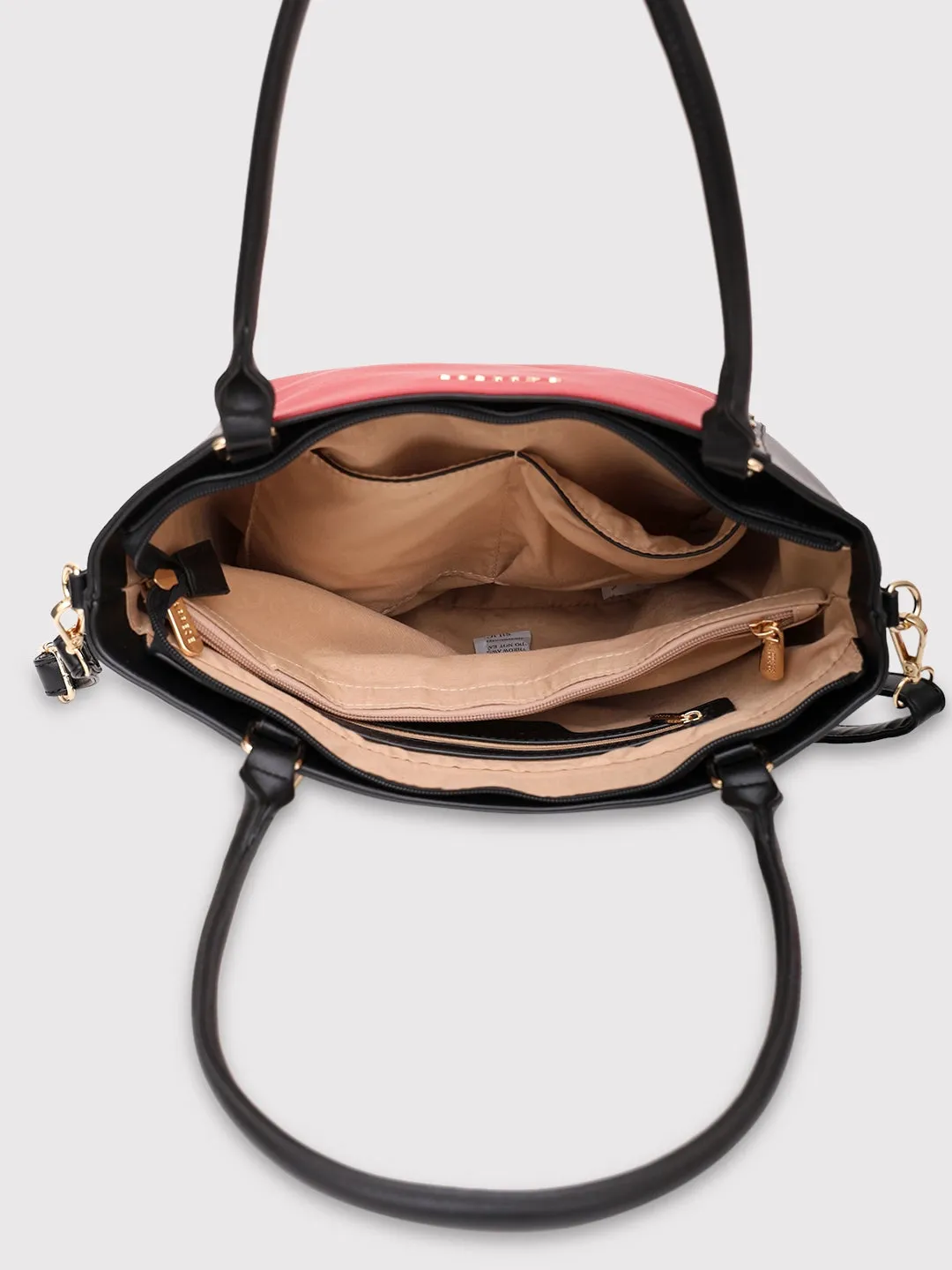 Caprese Shelby Medium Red Satchel Bag
