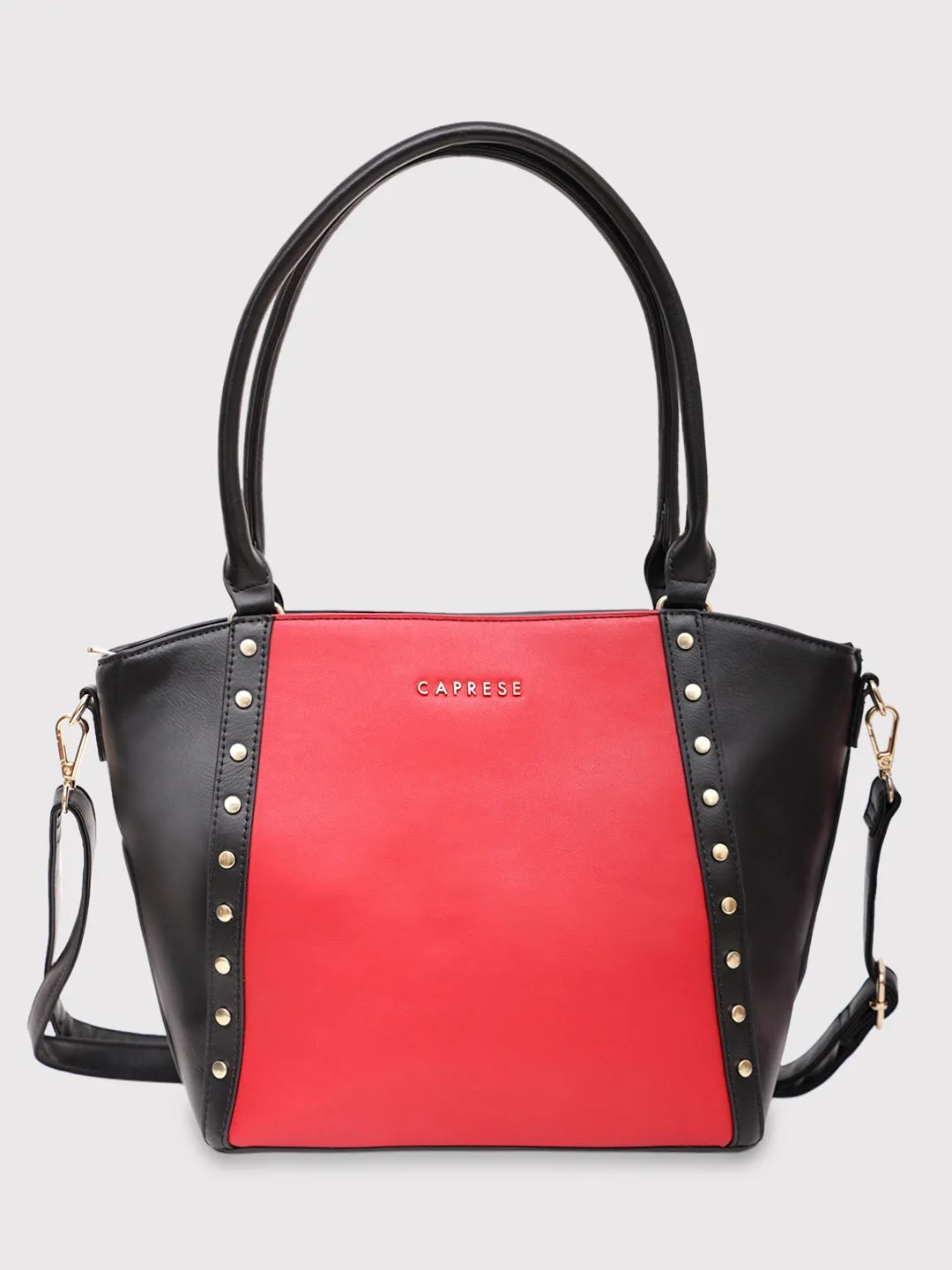 Caprese Shelby Medium Red Satchel Bag