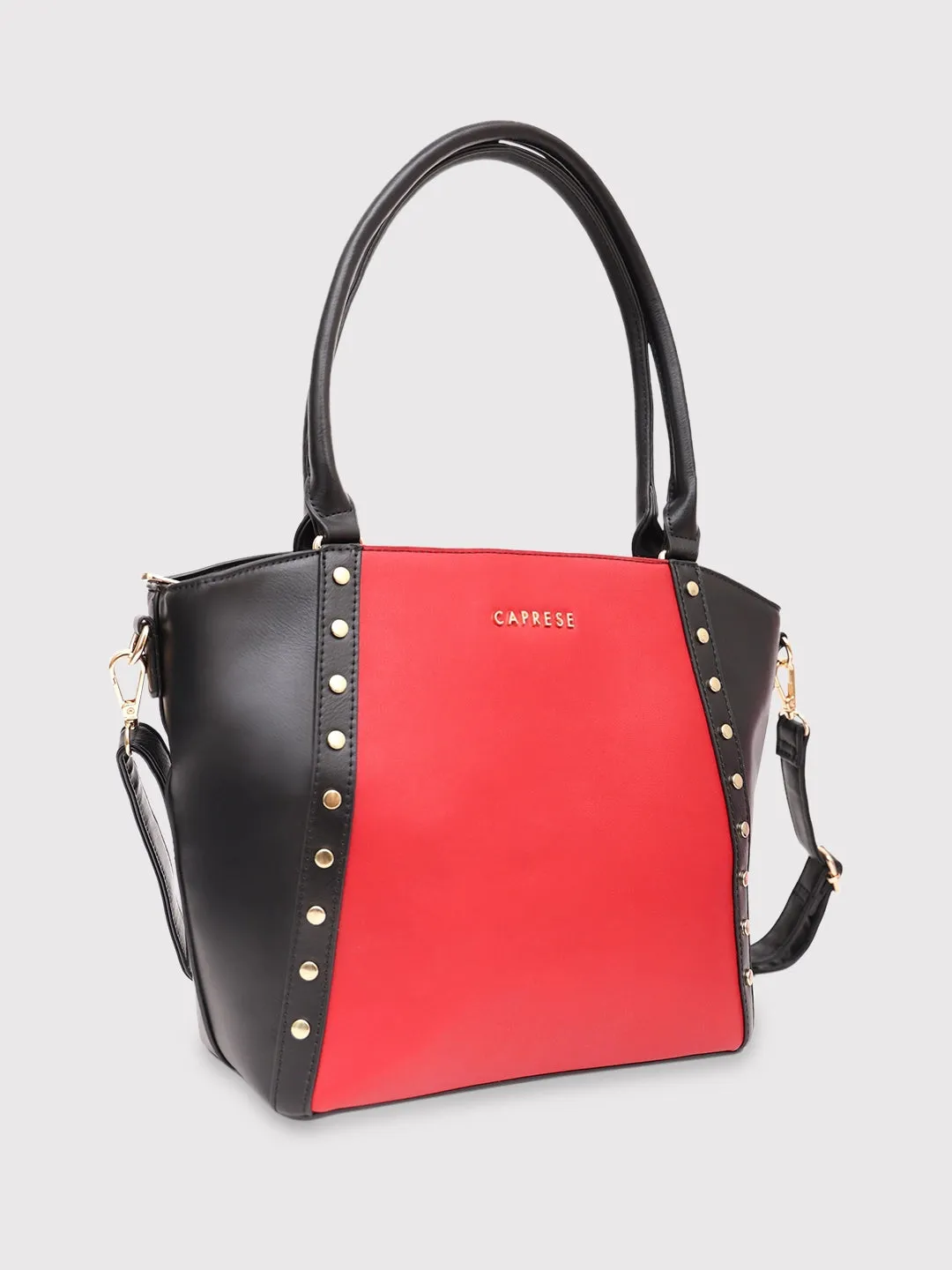 Caprese Shelby Medium Red Satchel Bag