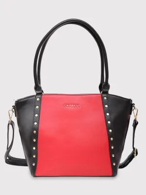 Caprese Shelby Medium Red Satchel Bag