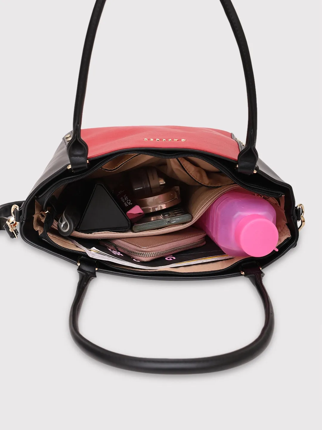 Caprese Shelby Medium Red Satchel Bag