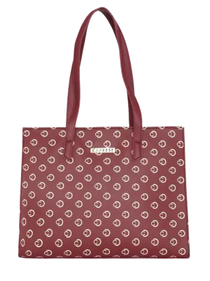 Caprese Siesta Medium Maroon Satchel Bag