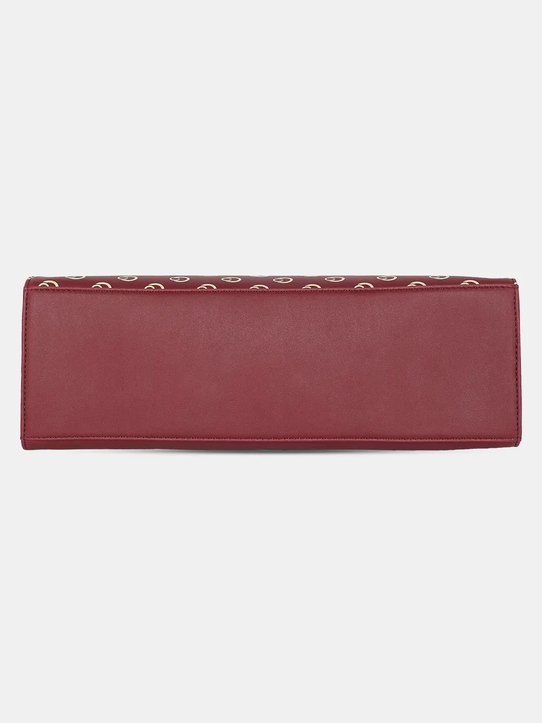 Caprese Siesta Medium Maroon Satchel Bag