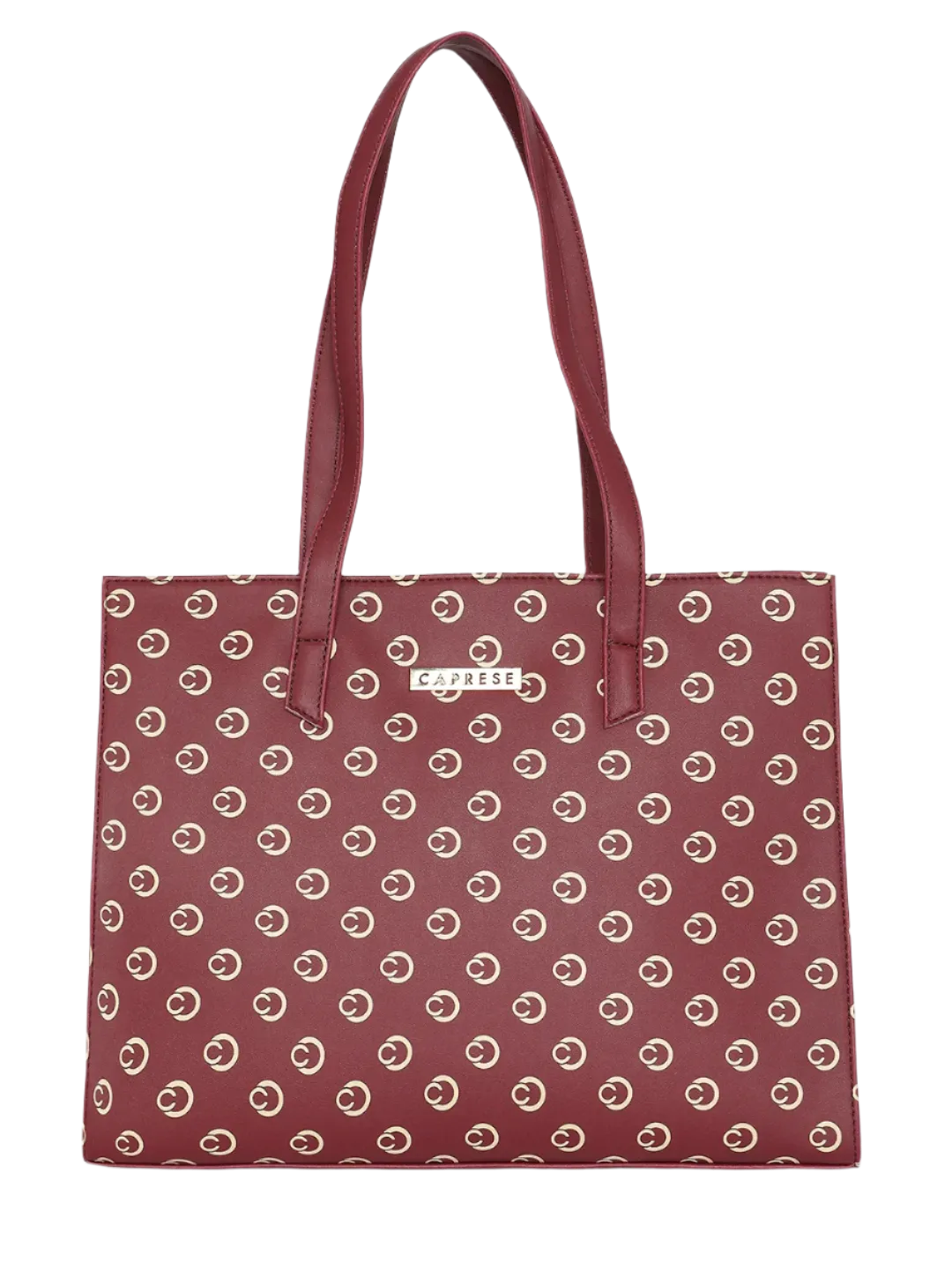 Caprese Siesta Medium Maroon Satchel Bag