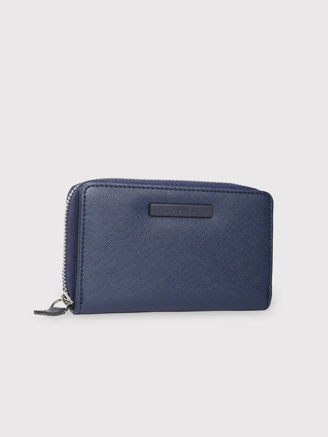 Caprese Sophia Small Navy Zip Around Wallet