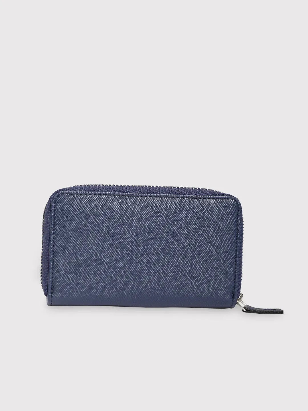 Caprese Sophia Small Navy Zip Around Wallet