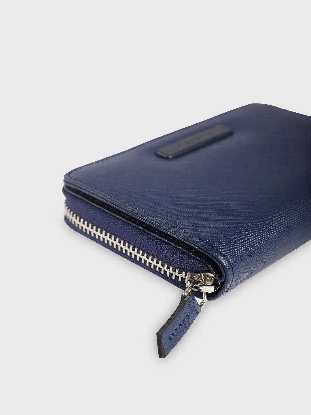 Caprese Sophia Small Navy Zip Around Wallet