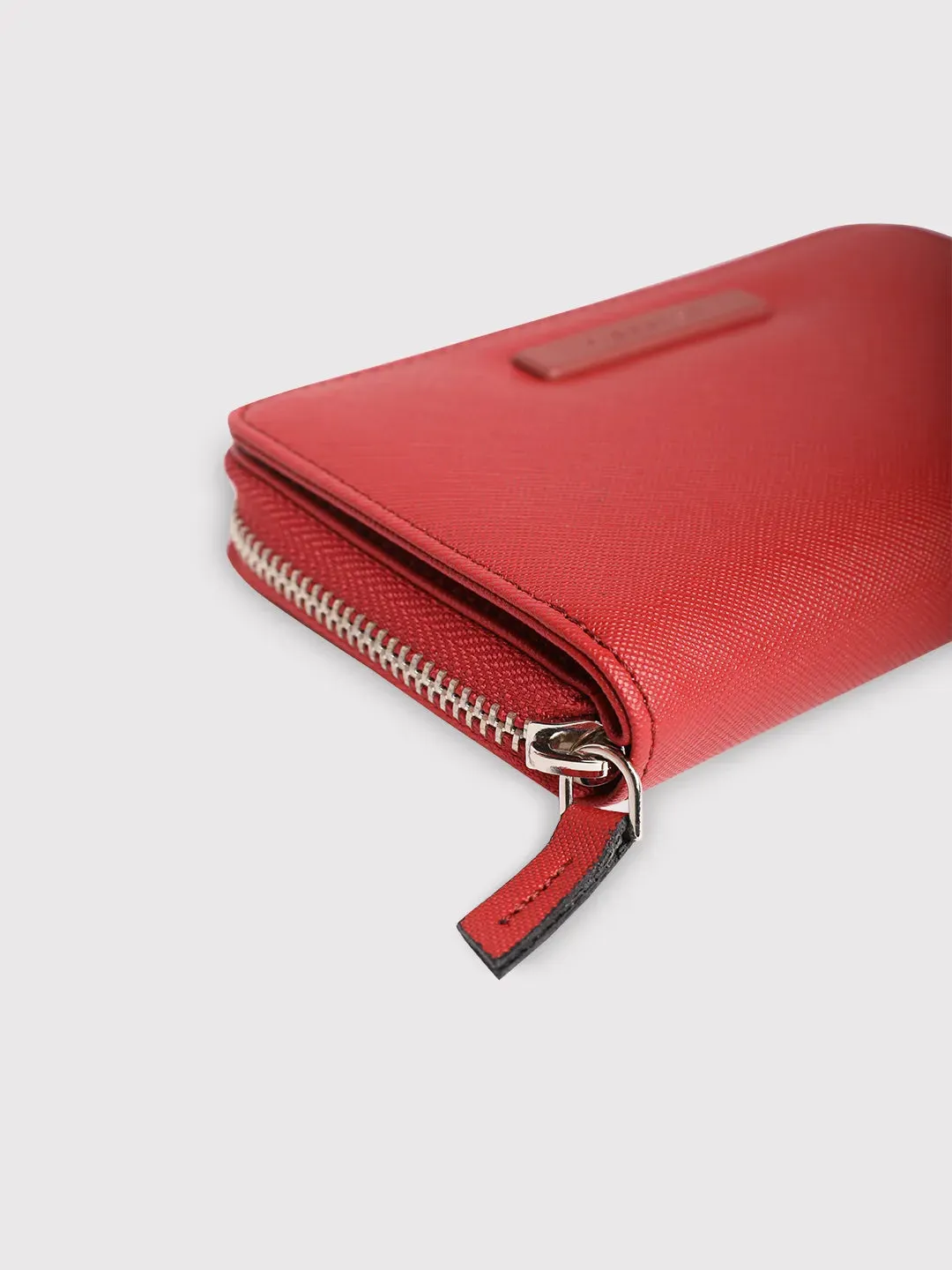 Caprese Sophia Small Red Zip Around Wallet