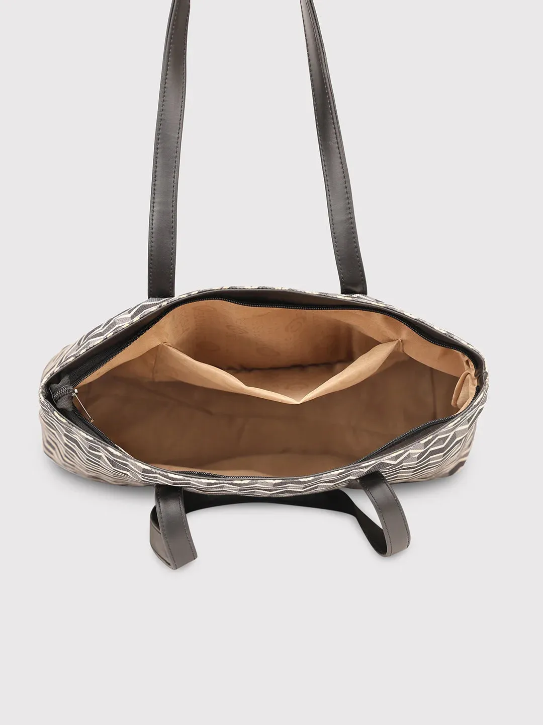 Caprese Susan Large Black Tote Bag