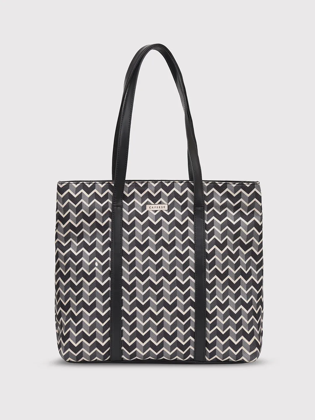 Caprese Susan Large Black Tote Bag