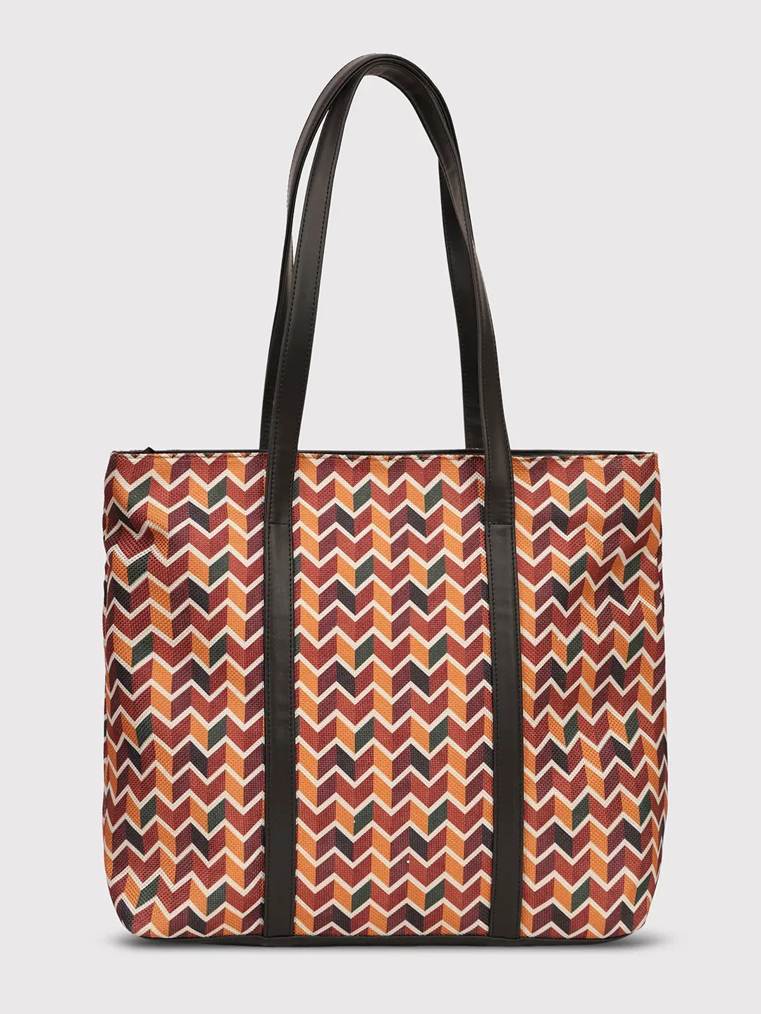 Caprese Susan Large Orange Tote Bag
