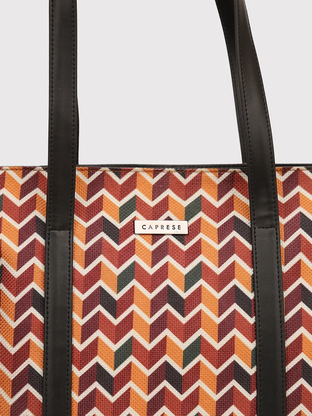Caprese Susan Large Orange Tote Bag