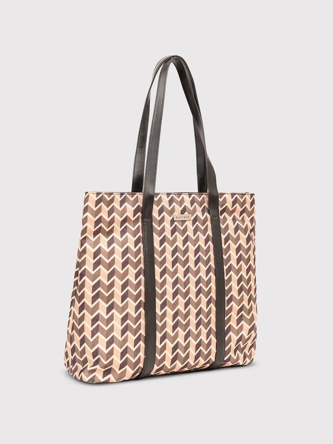 Caprese Susan Large Tan Tote Bag