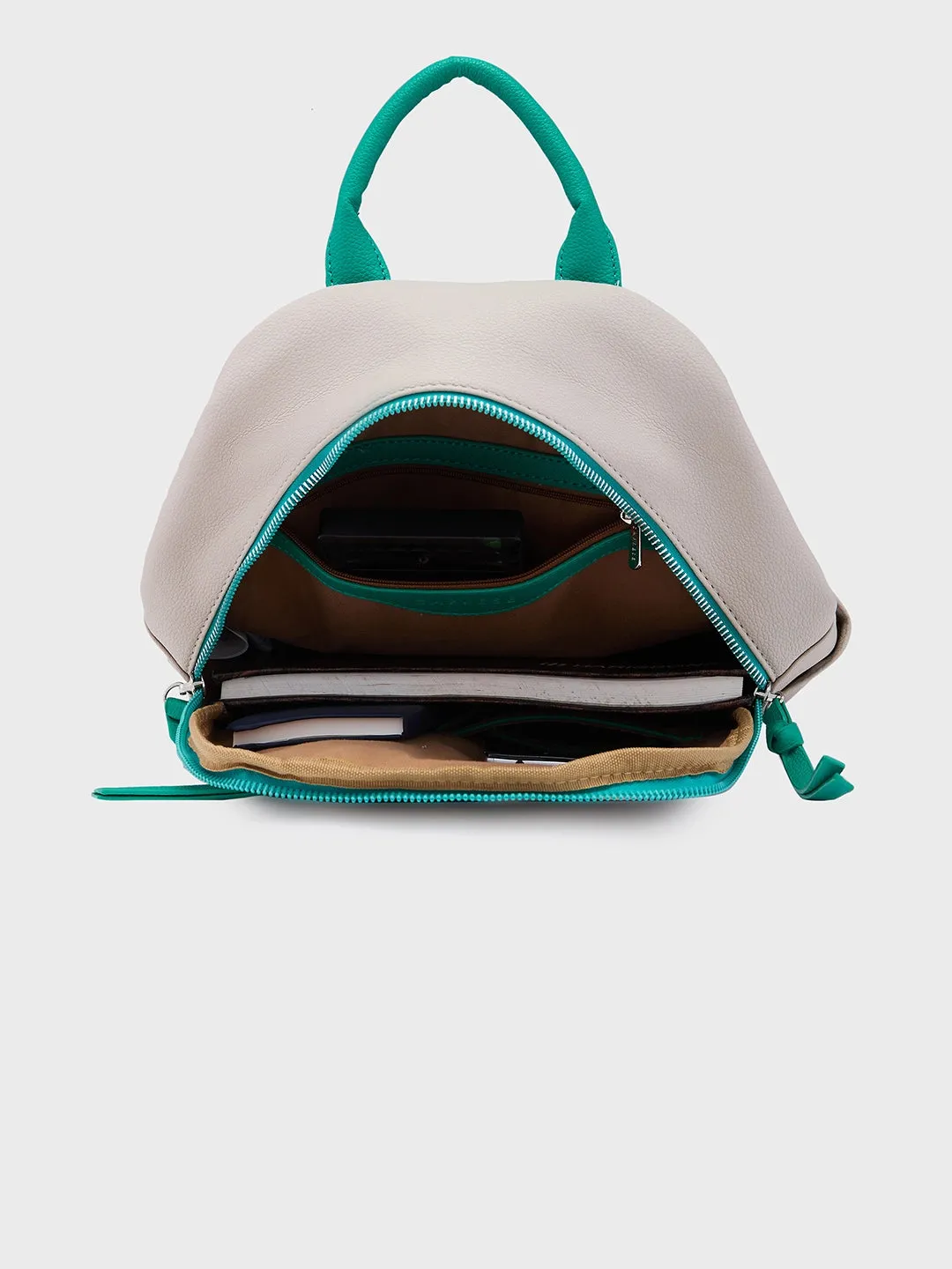 Caprese Tia Medium Beige Backpack