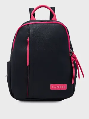 Caprese Tia Medium Black Backpack