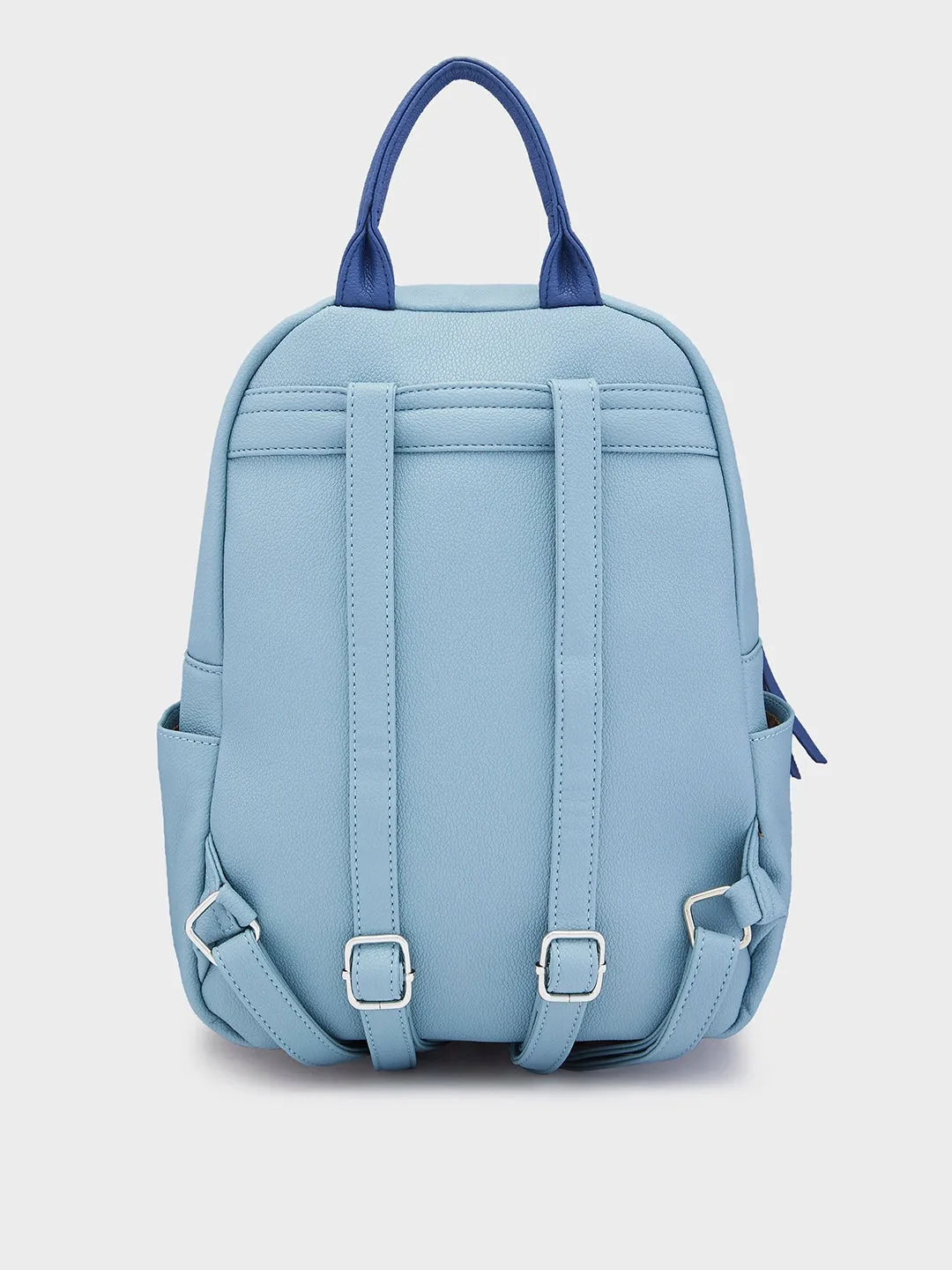 Caprese Tia Medium Powder Blue Backpack
