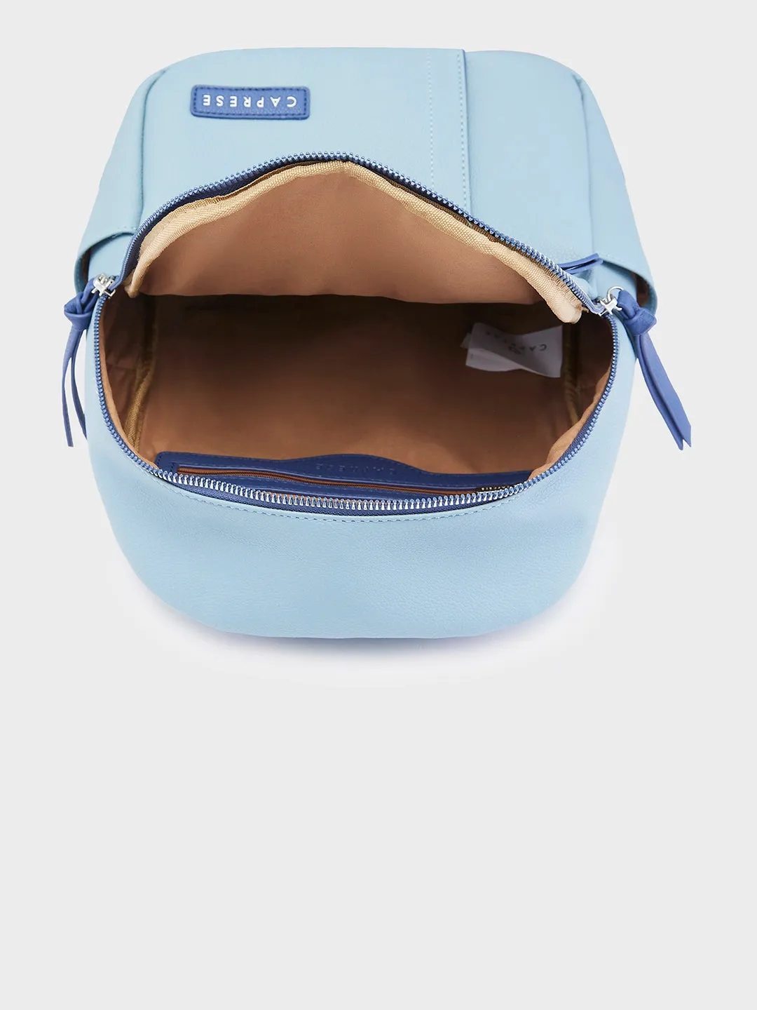 Caprese Tia Medium Powder Blue Backpack