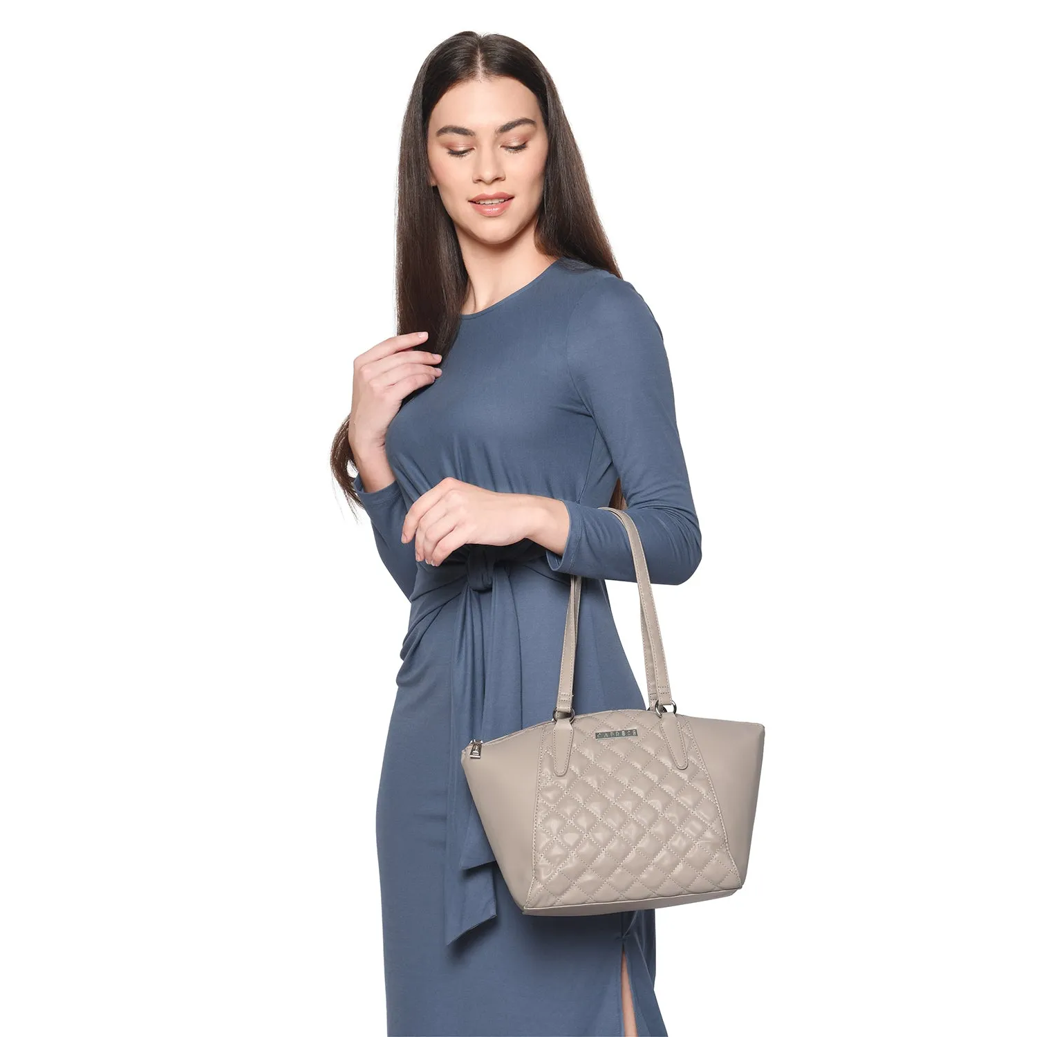 Caprese Til Large Sand Tote Bag