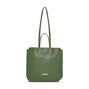Caprese Tio Large Olive Tote Bag