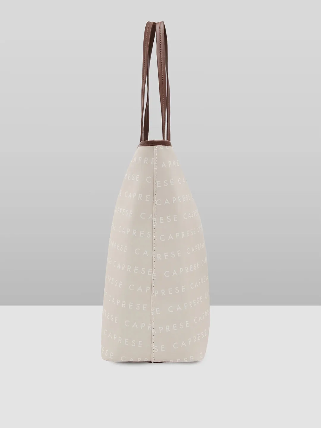 Caprese Topaz Large Beige Tote Bag