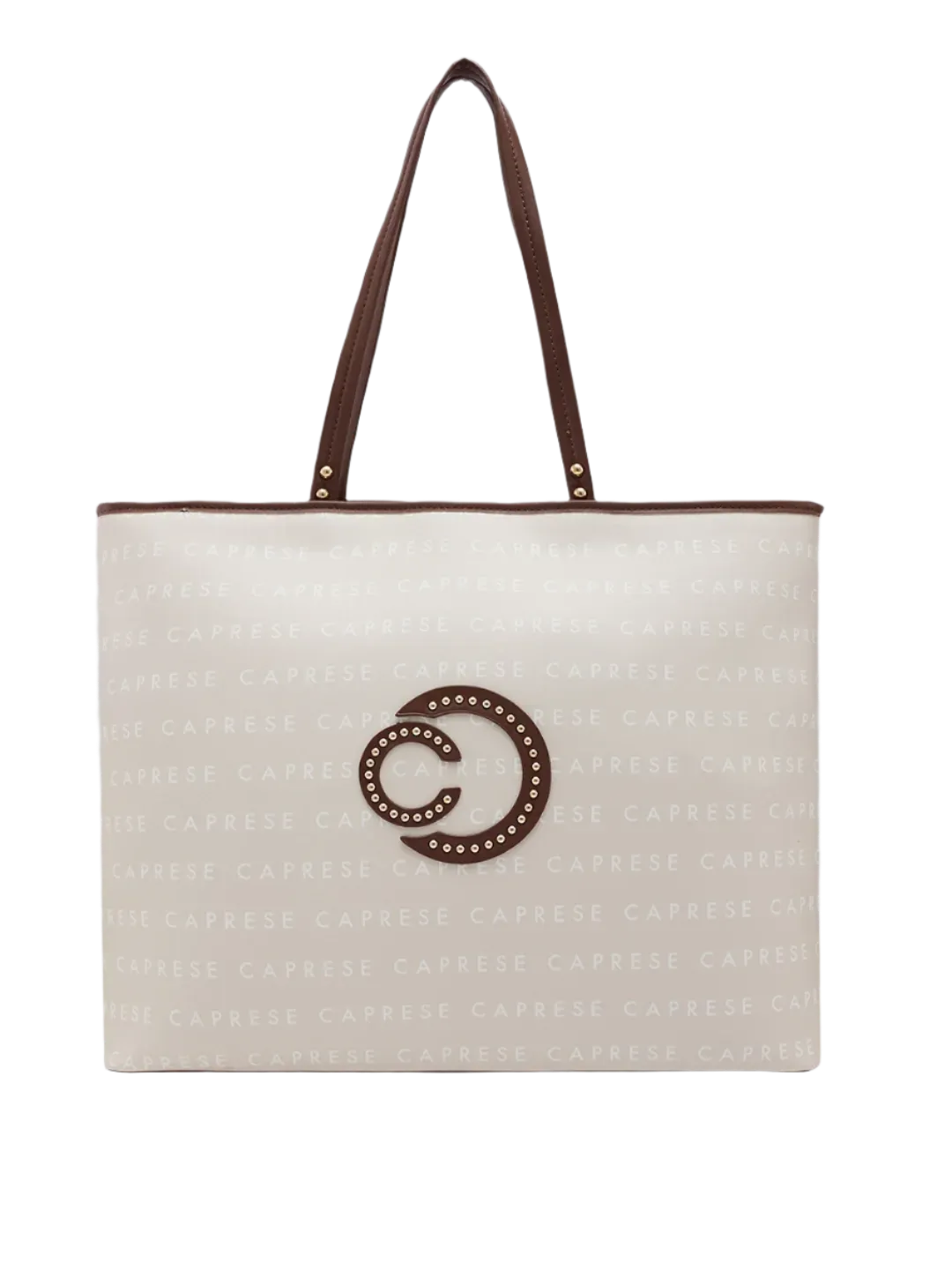 Caprese Topaz Large Beige Tote Bag