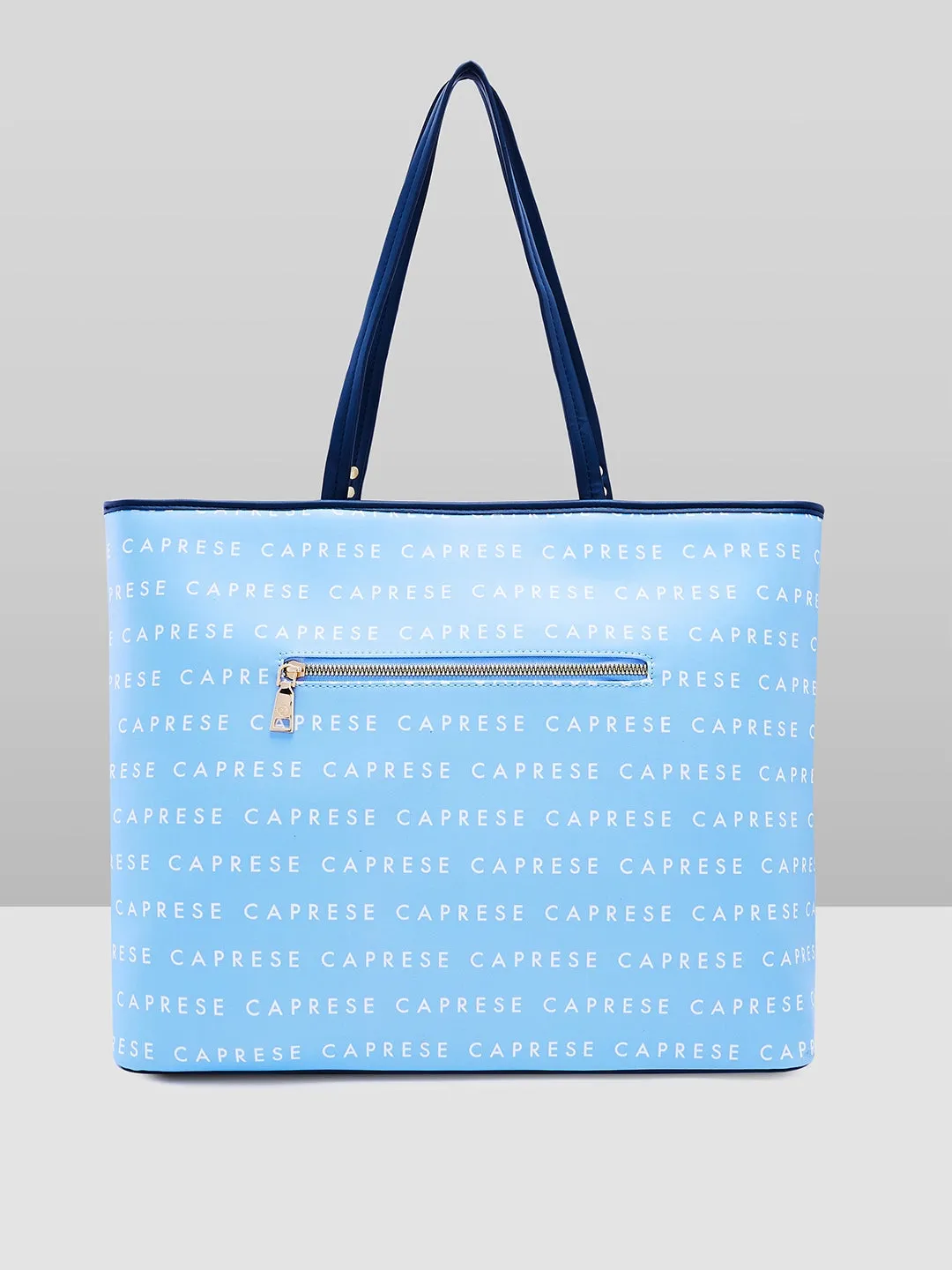 Caprese Topaz Large Blue Tote Bag